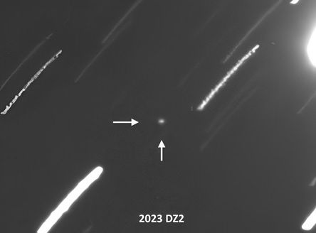 ▲▼2023DZ2的近地小行星。（圖／台北市立天文館提供）