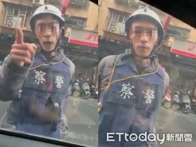 怪男假扮警察攔車叫囂！再對員警飆罵三字經...被上銬下場慘