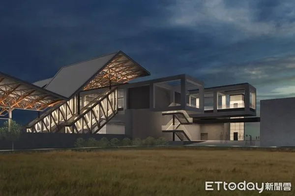 ▲▼嘉義鐵路高架北回歸線車站示意圖。（圖／鐵道局）