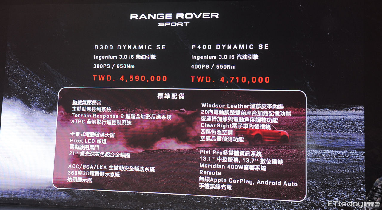 ▲Land Rover Range Rover Sport上市  。（圖／記者林鼎智攝）