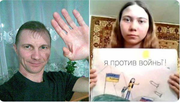 ▲▼莫斯卡廖夫 （Alexei Moskalyov）的女兒，在學校畫飛彈落在烏克蘭，促使她的學校校長報警。（圖／翻攝自推特／@mbk_center）
