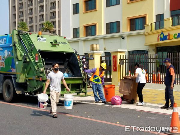 ▲清明5天連假將至，台南市維持原本垃圾清運時間以維護市容觀瞻。（圖／記者林悅翻攝，下同）