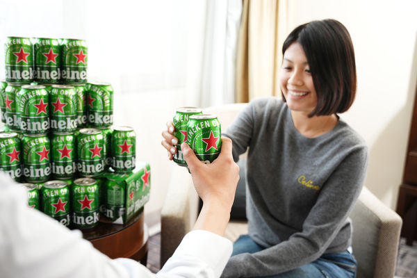 ▲台北喜來登送66罐啤酒,寒居酒店鄰鴞客房。（圖／寒舍集團提供）
