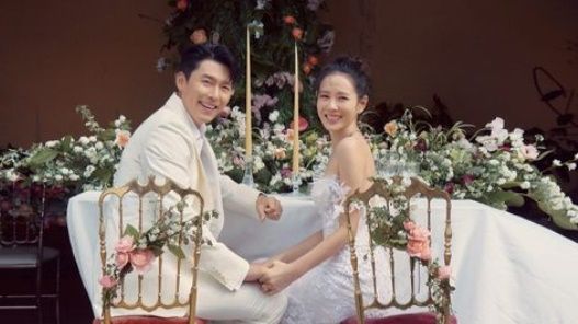 （首圖）▲孫藝真結婚一周年曬婚紗照。（圖／翻攝孫藝真IG）