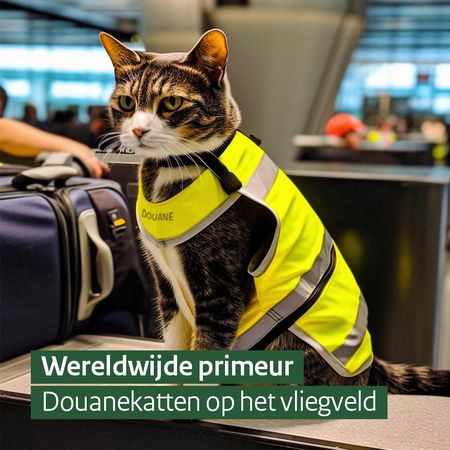 荷蘭海關貓。（圖／翻攝自Douane Nederland）