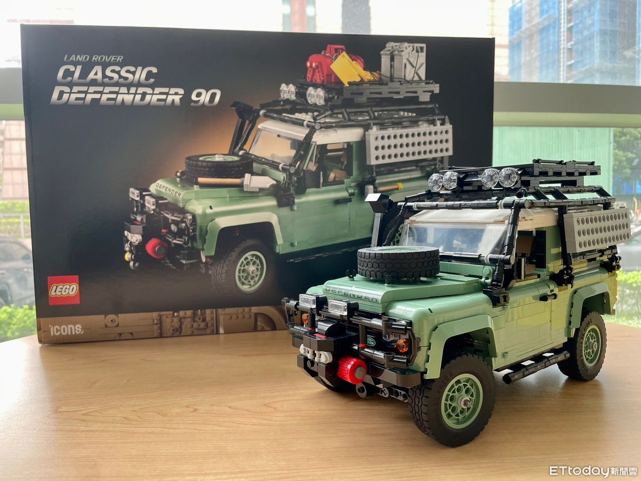 ▲樂高Land Rover Classic Defender 90開箱。（圖／記者鄧光惟攝）