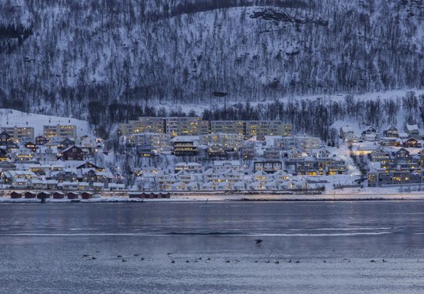 ▲▼挪威北部特羅姆瑟（Tromsø）。（圖／達志影像／美聯社）