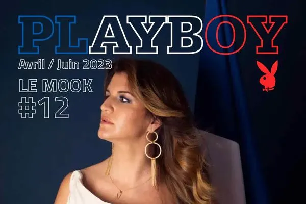 ▲▼法國政府部長瑪琳•席亞帕（Marlene Schiappa）登上八卦成人雜誌《花花公子》（Playboy）遭到批評。（圖／翻攝自推特）