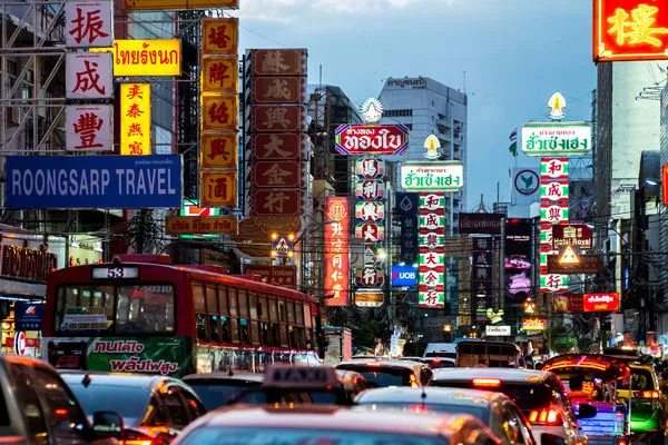 ▲▼泰國期待中國遊客的到來，曼谷中國城的交通堵塞是泰國最熱門的旅遊景點之一。（圖／路透）