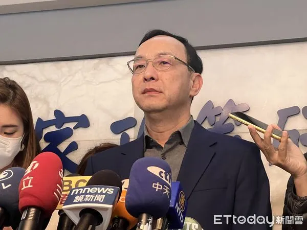 ▲國民黨主席朱立倫。（圖／記者蘇晏男攝）