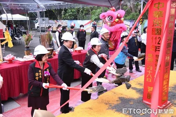 ▲花蓮舊菸葉廠活化轉型運動休閒園區，擧行動土典禮。（圖／花蓮縣政府提供，下同）