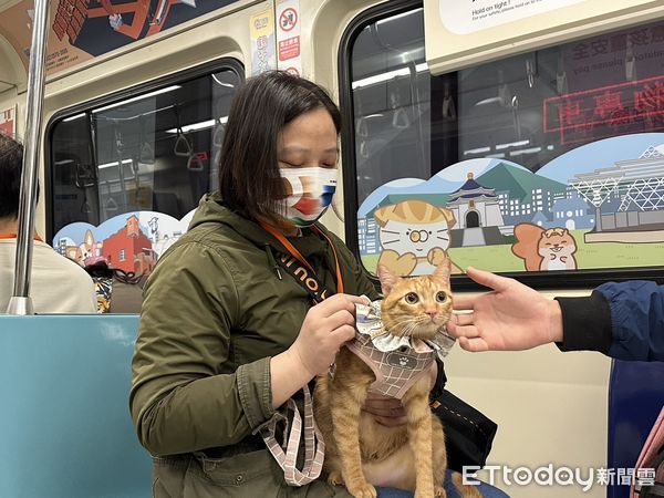 ▲▼台北捷運試辦國際寵物日「寵物專車」。（圖／記者袁茵攝）