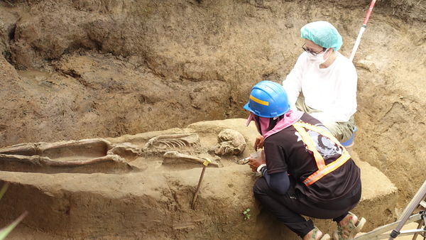 ▲▼            嘉義鐵路高架化工程挖出新石器時代遺址 。（圖／南科考古館提供）