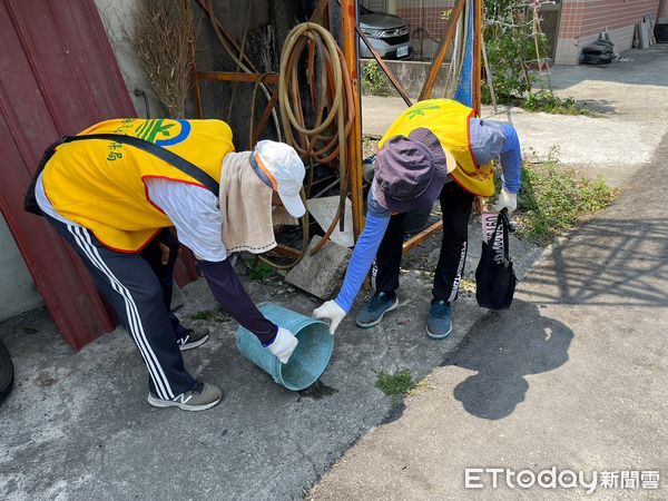 ▲屏東縣清除登革熱孳生源            。（圖／記者陳崑福翻攝，下同）