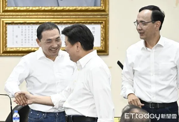 ▲▼朱立倫 侯友宜 傅崑其 國民黨中常會第一波立委提名。（圖／記者屠惠剛攝）