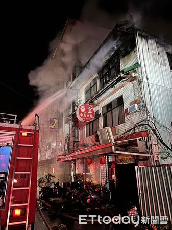 台東市正氣路火災。（圖／記者楊漢聲翻攝）