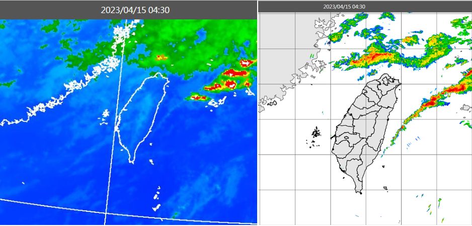 ▲▼衛星雲圖。（圖／中央氣象局）