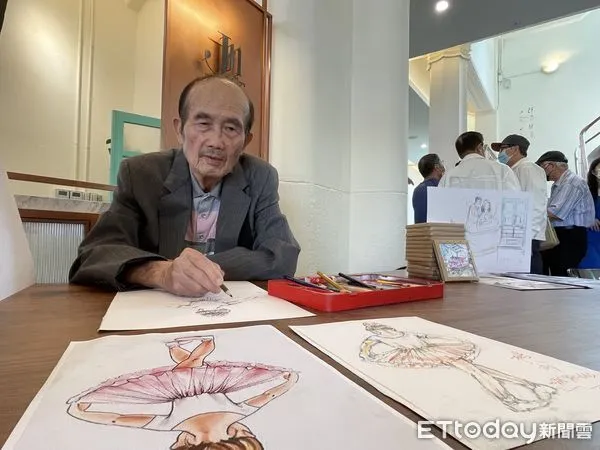 ▲▼  失而復得的繪畫靈魂 80歲失智爺爺一圓畫展夢 。（圖／嘉義基督教醫院提供）