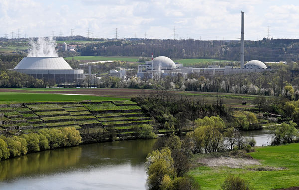 ▲▼德國的內卡維斯特海姆（Neckarwestheim）核電廠。（圖／路透）