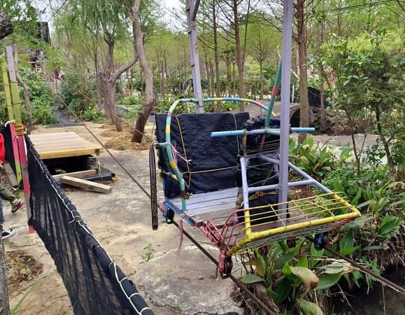 ▲▼桃園親子活動景點推薦【台灣地景花園】。（圖／部落客大口老師提供）