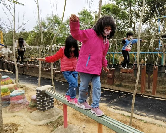 ▲▼桃園親子活動景點推薦【台灣地景花園】。（圖／部落客大口老師提供）