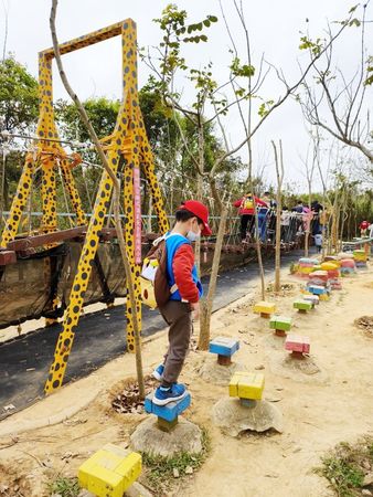 ▲▼桃園親子活動景點推薦【台灣地景花園】。（圖／部落客大口老師提供）