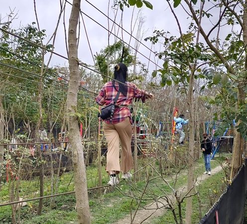 ▲▼桃園親子活動景點推薦【台灣地景花園】。（圖／部落客大口老師提供）