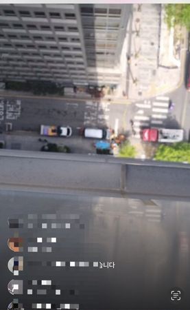 ▲▼南韓10多歲女學生直播墜樓，地點位於首爾市江南區德黑蘭路某高層建築的頂樓。（圖／翻攝自韓網）