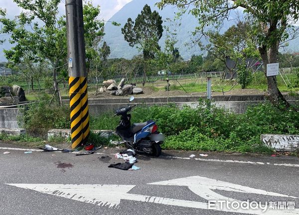 ▲▼ 花蓮吉安無照騎士自撞死亡。（圖／記者王兆麟翻攝）