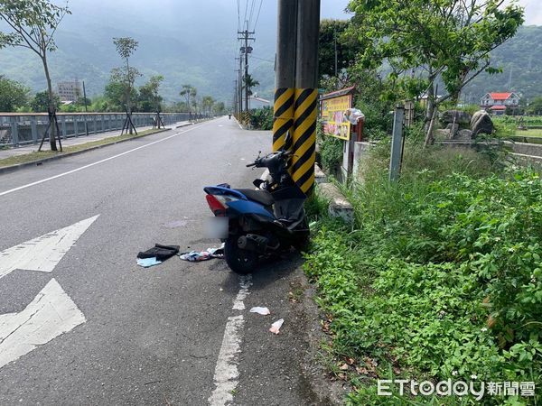 ▲▼ 花蓮吉安無照騎士自撞死亡。（圖／記者王兆麟翻攝）