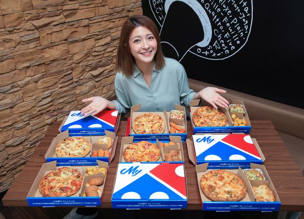 ▲▼達美樂開賣「披薩美式便當」，全新推出「MyBOX」1主食搭配2副食，售價129元。（圖／業者提供）