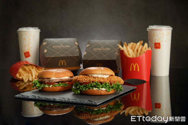 ▲▼麥當勞「Signature極選系列」推出2款新堡。（圖／業者提供）