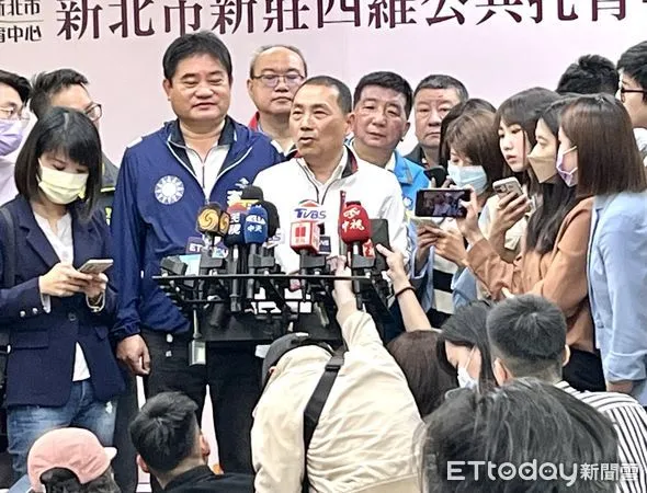 ▲▼侯友宜公托倍增後持續設置不停歇。（圖／記者許靖騏攝）