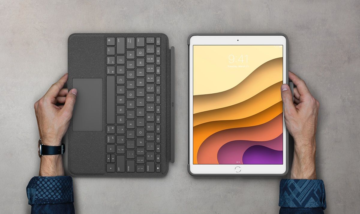 ▲▼Logitech,iPad,Combo Touch,鍵盤保護套。（圖／Logitech提供）