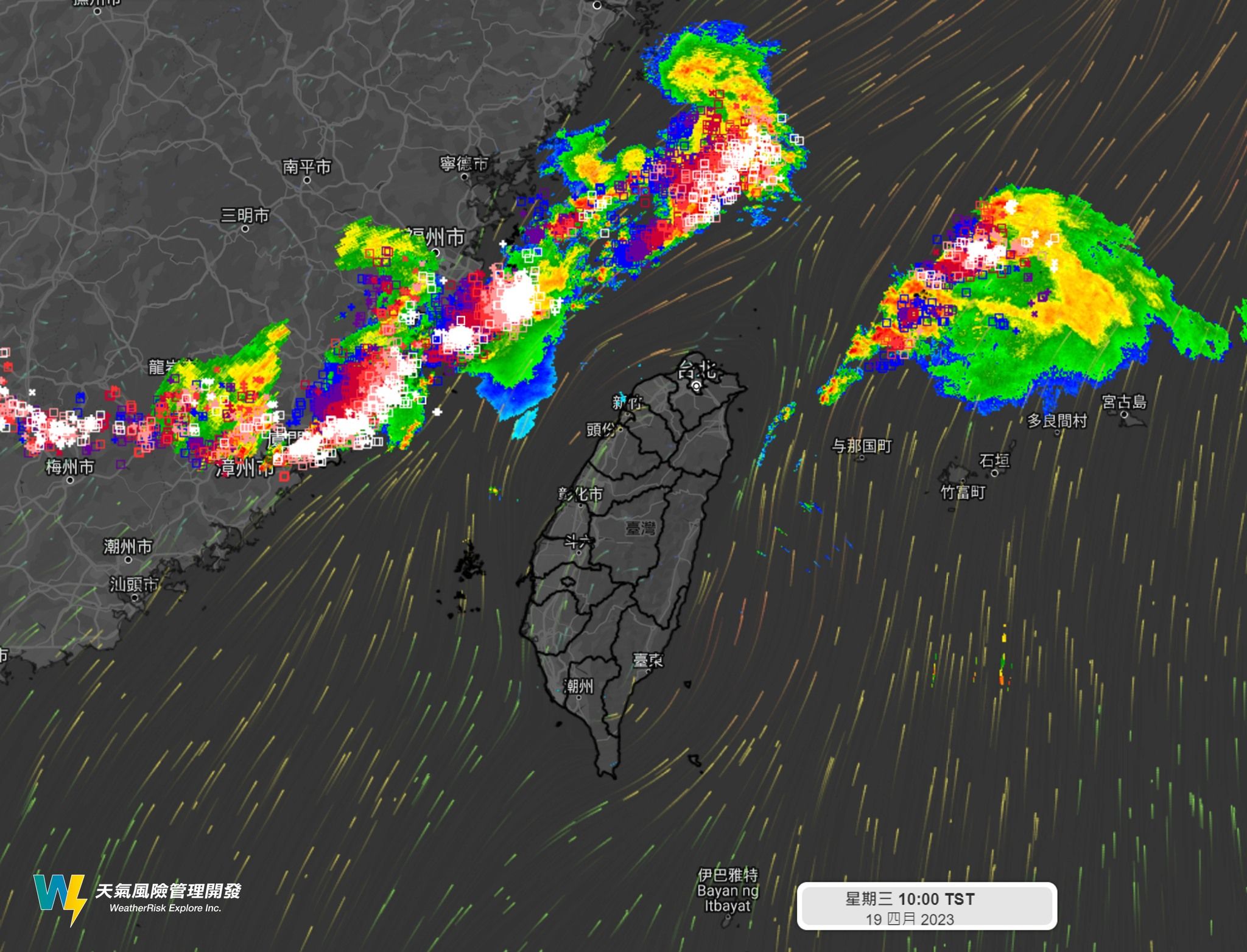 ▲▼天氣風險雷擊預警系統。（圖／取自天氣風險粉專）