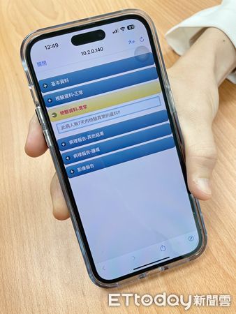 ▲花蓮慈院個案管理醫療照護APP，讓個管師與病患或家屬，針對治療情形與注意事項進行雙向溝通。（圖／慈濟醫學中心提供，下同）