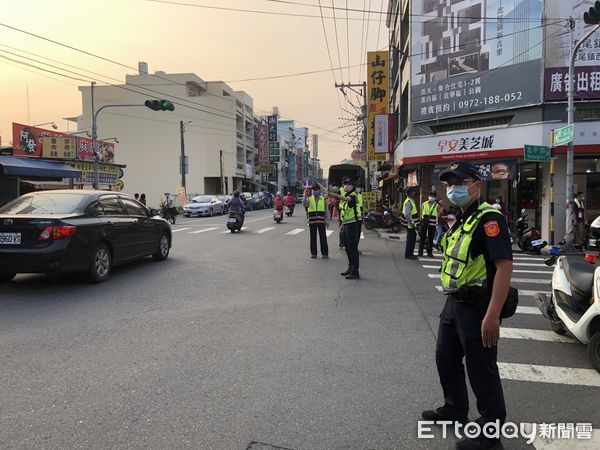 ▲因應大甲媽遶境預估虎尾鎮將湧入大量人潮，虎尾警分局預警易生阻塞路段，籲請用路人提前改道並預作行車規劃。（圖／記者蔡佩旻翻攝）