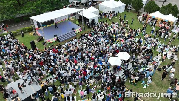 ▲ETtoday好朋友春日趴,空拍。（圖／記者 林振民 攝）