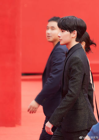 ▲胡先煦出席北京國際電影節卻被說變胖。（圖／翻攝自微博／胡先煦）