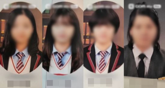 ▲▼YouTube匿名頻道公布表藝琳霸凌案的4名加害者畢業相片，分別為崔某、南某、任某、張某。（圖／翻攝自韓網）