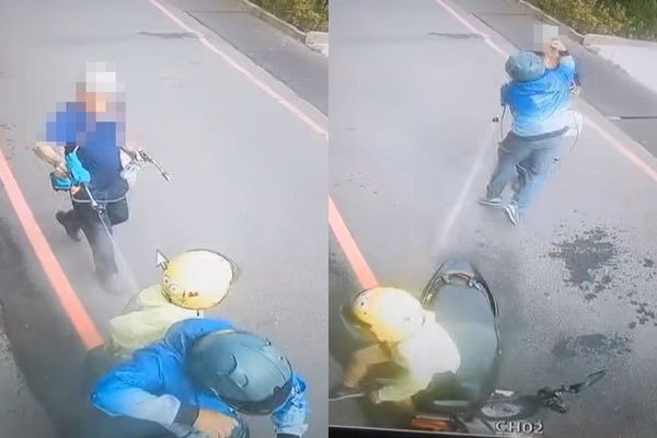 ▲彰化父子遭噴汽油！　妻子淚發聲：1張紙讓我們活在恐懼中。（圖／翻攝自臉書／彰化人大小事、爆廢）