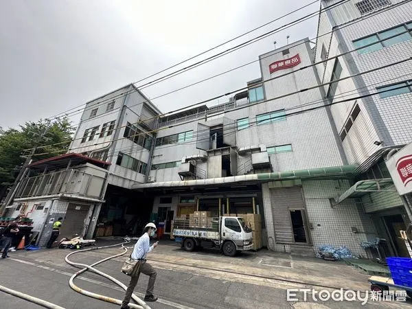 ▲彰化聯華食品大火。（圖／記者許權毅攝，下同）