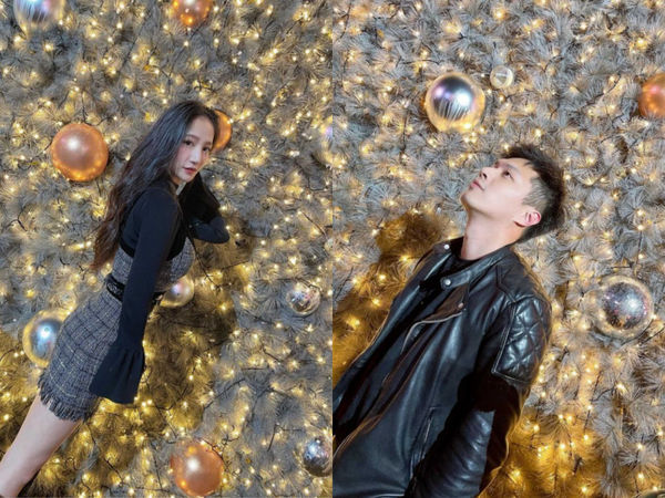 從2021年起，林采緹與曾是模特兒的晨泓軍社群上就有許多相同場景的照片。（圖／取自林采緹、晨泓軍IG）