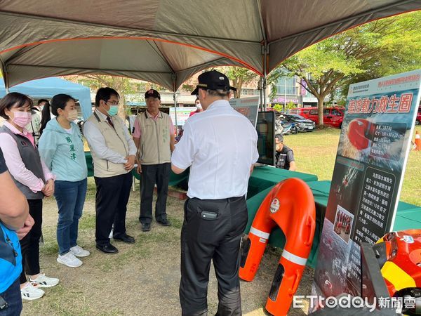 ▲台南市消防局26日共同發表無人機消防救災研發改良應用成果，由市長黃偉哲親臨主持，共同見證府城邁向科技救災嶄新一頁。（圖／記者林悅翻攝，下同）