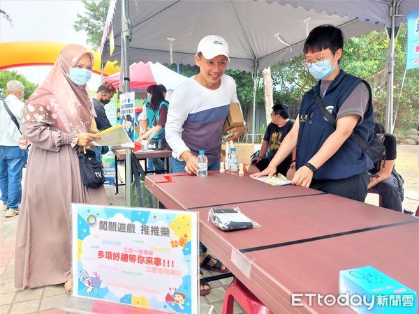 ▲東港鎮海公園開齋節活動            。（圖／記者陳崑福翻攝）