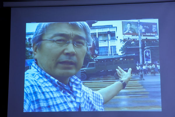 ▲▼ 日本50歲記者長井健司2007年在緬甸採訪「番紅花革命」時中彈死亡，家人公開他生前所拍下的最後畫面。（圖／路透）