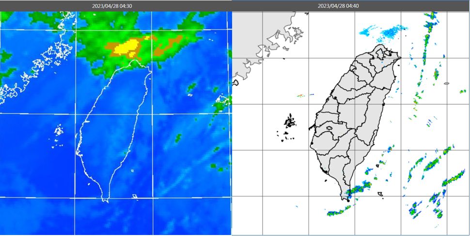 ▲▼衛星雲圖。（圖／中央氣象局）