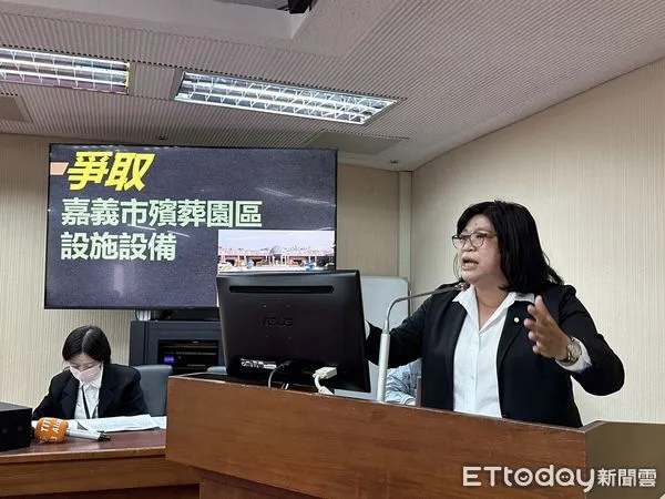 ▲▼  中央補助地方殯葬需求  王美惠質詢為嘉義市爭取經費。（圖／立委王美惠辦公室提供）