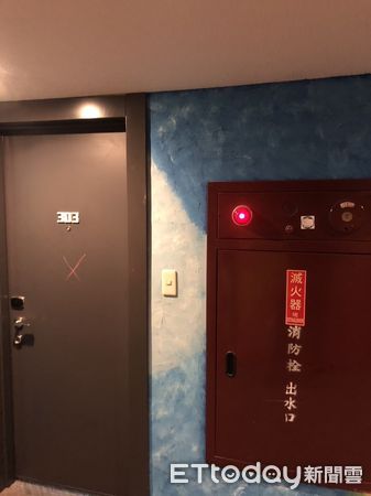 ▲台南市消防局第二大隊在至楠西區曾文水庫旁的趣淘漫旅飯店進行防火管理暨自衛消防編組驗證。（圖／記者林悅翻攝，下同）