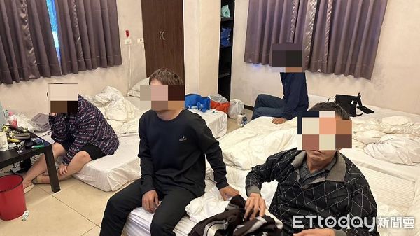 ▲▼台中警方經由行員通報，逮捕7名詐欺犯，救出7名被害人。（圖／民眾提供，下同）